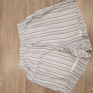 Striped Gray Women's Shorts